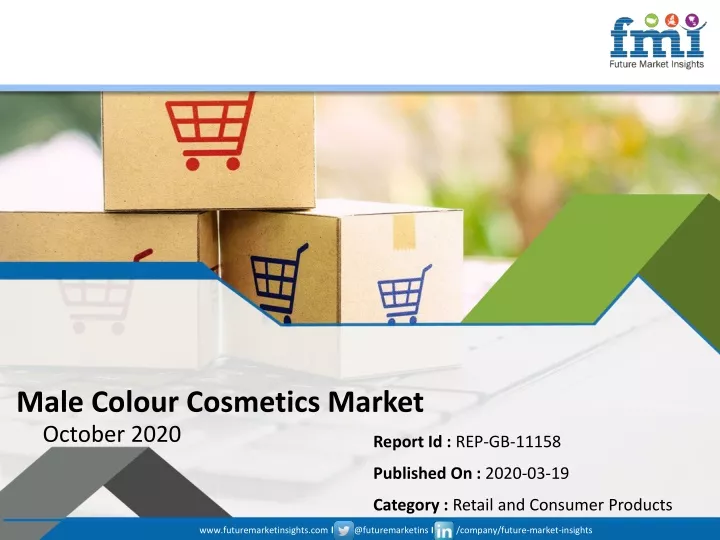 male colour cosmetics market