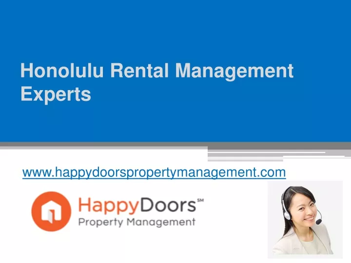 honolulu rental management experts