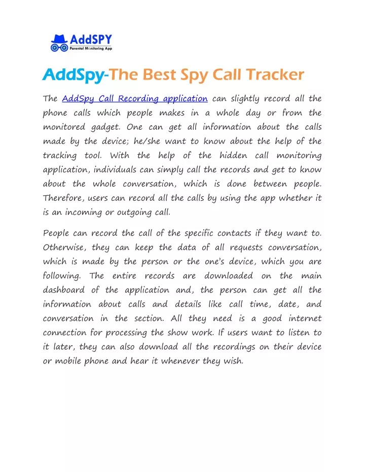 addspy addspy the best spy call tracker
