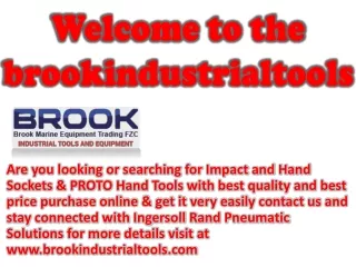 welcome to the brookindustrialtools