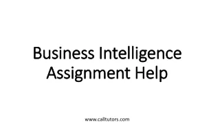 business intelligence assignment help