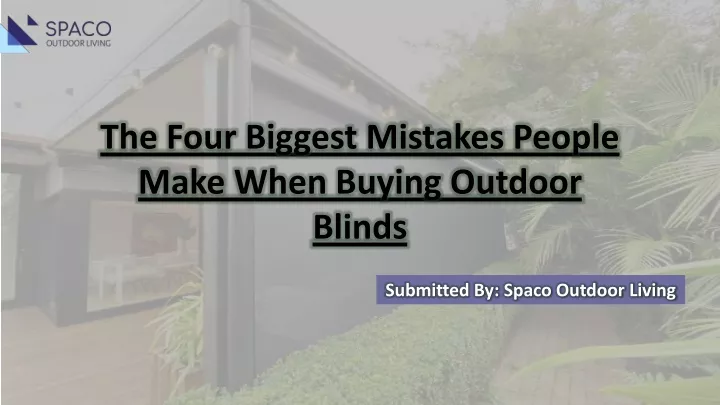the four biggest mistakes people make when buying