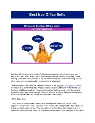 Best free office suite