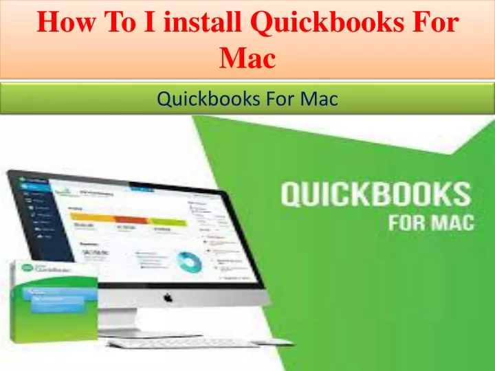 how to i install quickbooks for mac