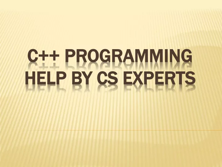 c programming help by cs experts
