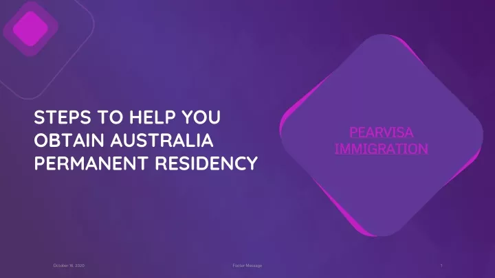 steps to help you obtain australia permanent residency