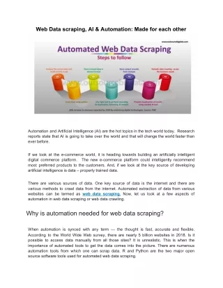 web data scraping ai automation made for each
