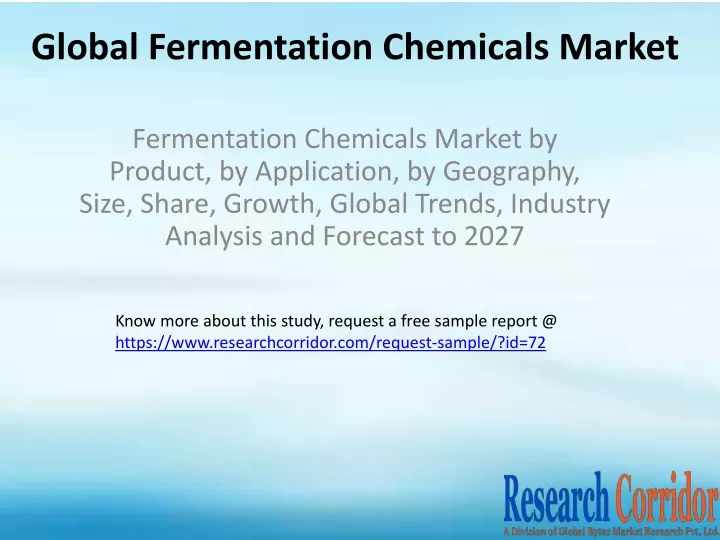 global fermentation chemicals market