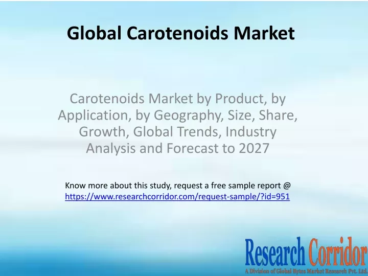 global carotenoids market