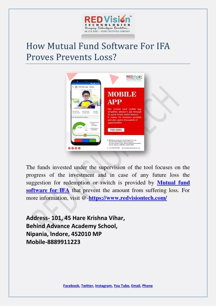 how mutual fund software for ifa proves prevents