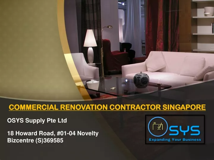 commercial renovation contractor singapore