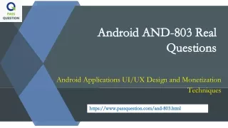 android and 803 real android and 803 real