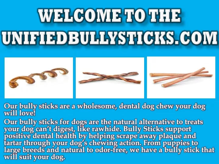 welcome to the unifiedbullysticks com