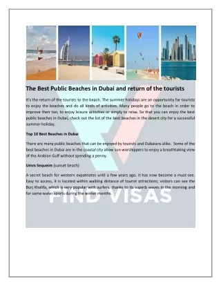 the best public beaches in dubai and return