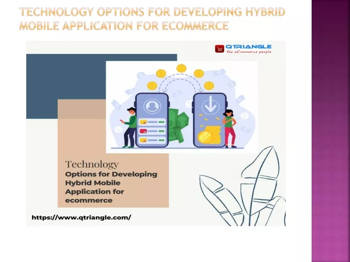 technology options for developing hybrid mobile application for ecommerce