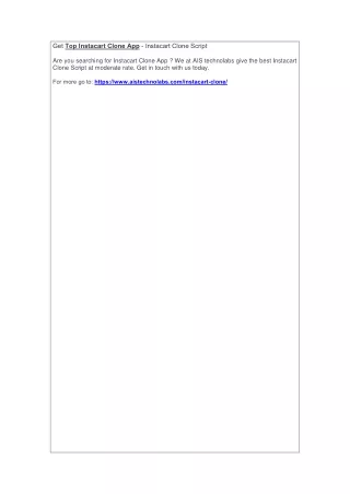 get top instacart clone app instacart clone