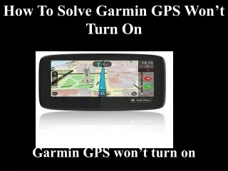 How Do I Fix The Garmin Express doesn’t detect your GPS device