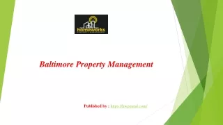 Baltimore Property Management