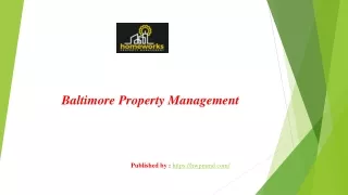 baltimore property management