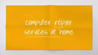 computer repair services at home