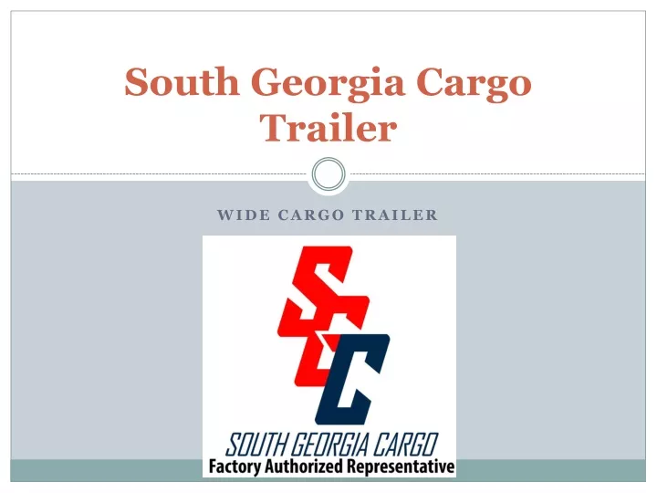 south georgia cargo trailer