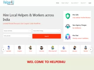 Hire Local Helpers in India