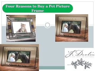 Four Reasons to Buy a Pet Picture Frame
