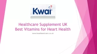 Healthcare Supplement UK | Best Vitamins for Heart Health – Kwai