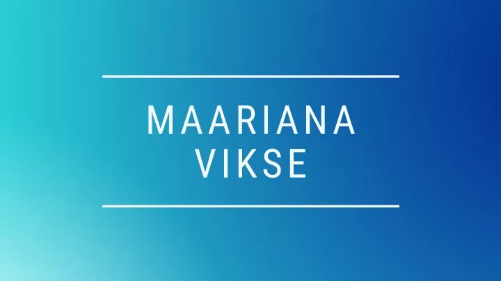 maariana vikse