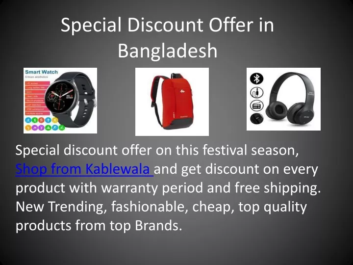 special discount offer in bangladesh