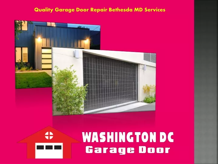 quality garage door repair bethesda md services