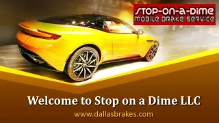 Welcome to Stop on a Dime LLC