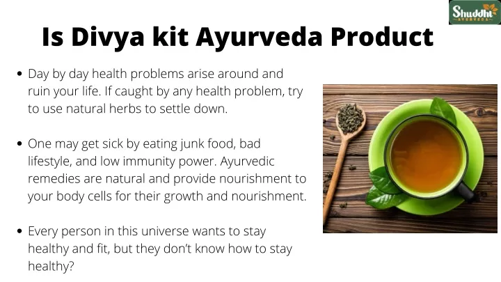 is divya kit ayurveda product