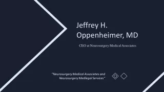 Jeffrey H. Oppenheimer, MD - Worked at Kern Medical Center
