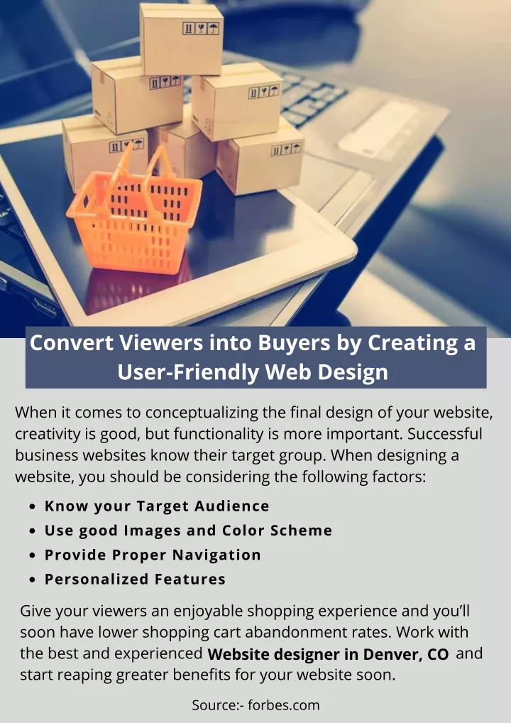 convert viewers into buyers by creating a user