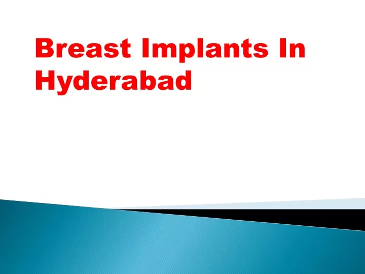 breast implants in hyderabad