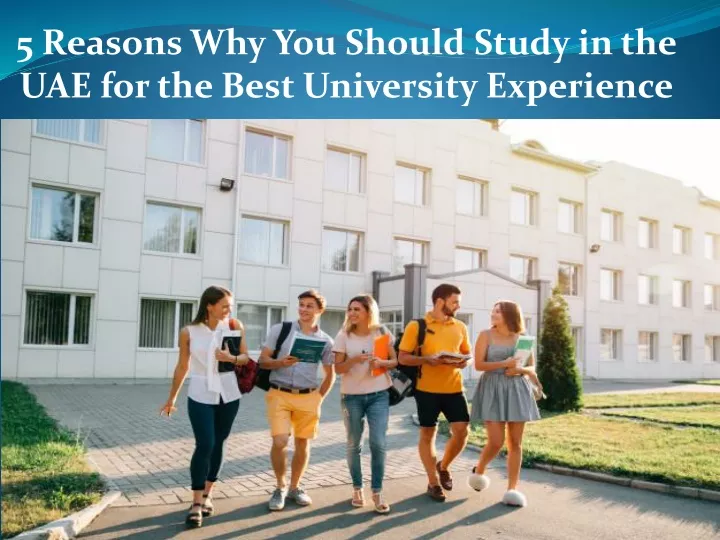 5 reasons why you should study in the uae for the best university experience