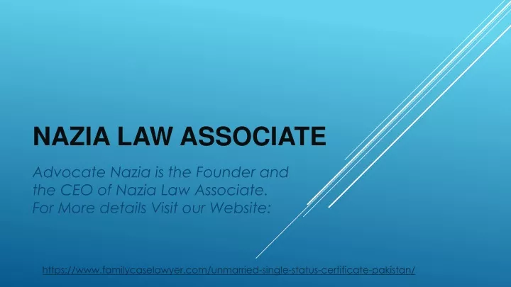 nazia law associate