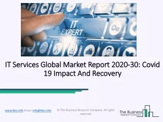 IT Services Market Size, Demand, Growth, Analysis and Forecast to 2030