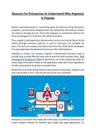 reasons for enterprises to understand