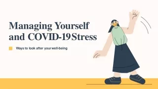 managing yourself and covid 19 stress
