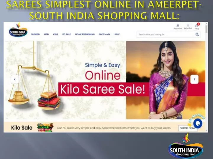 sarees simplest online in ameerpet south india shopping mall