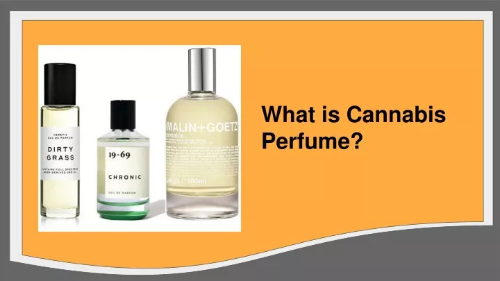 what is cannabis perfume