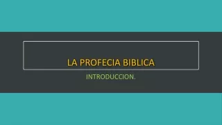 Profecia Biblica