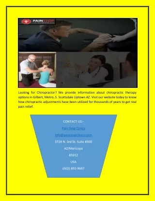 looking for chiropractor we provide information
