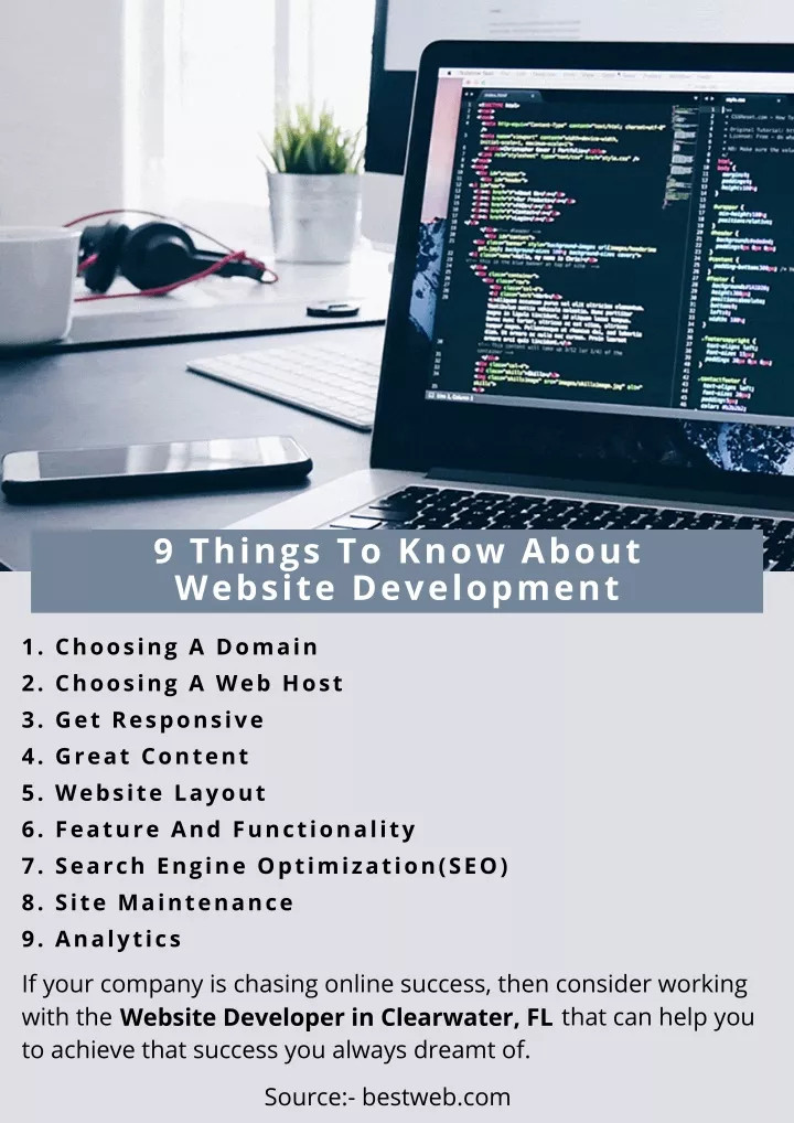 9 things to know about website development
