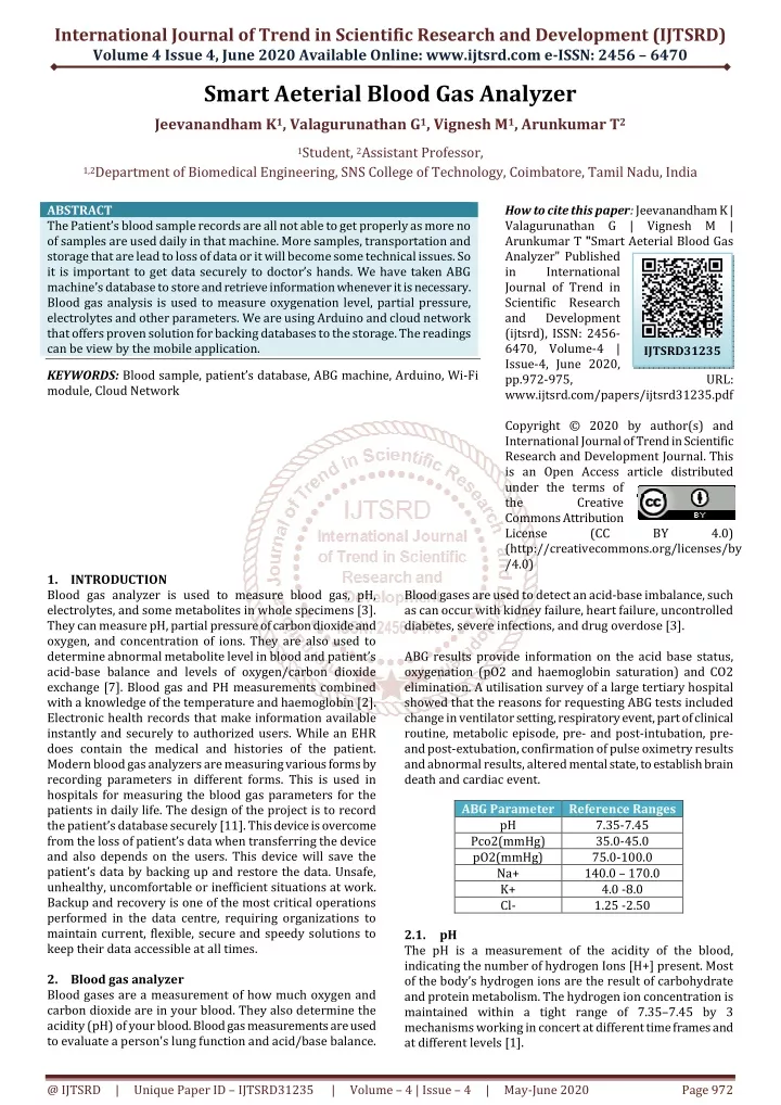 international journal of trend in scientific