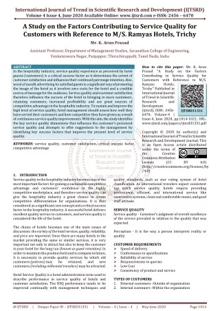 international journal of trend in scientific