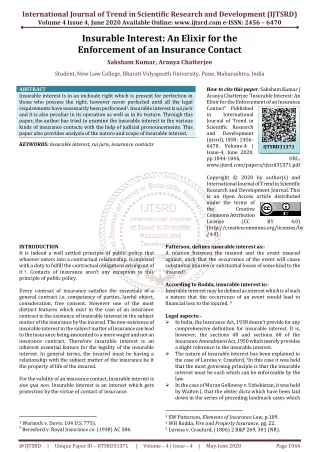 international journal of trend in scientific