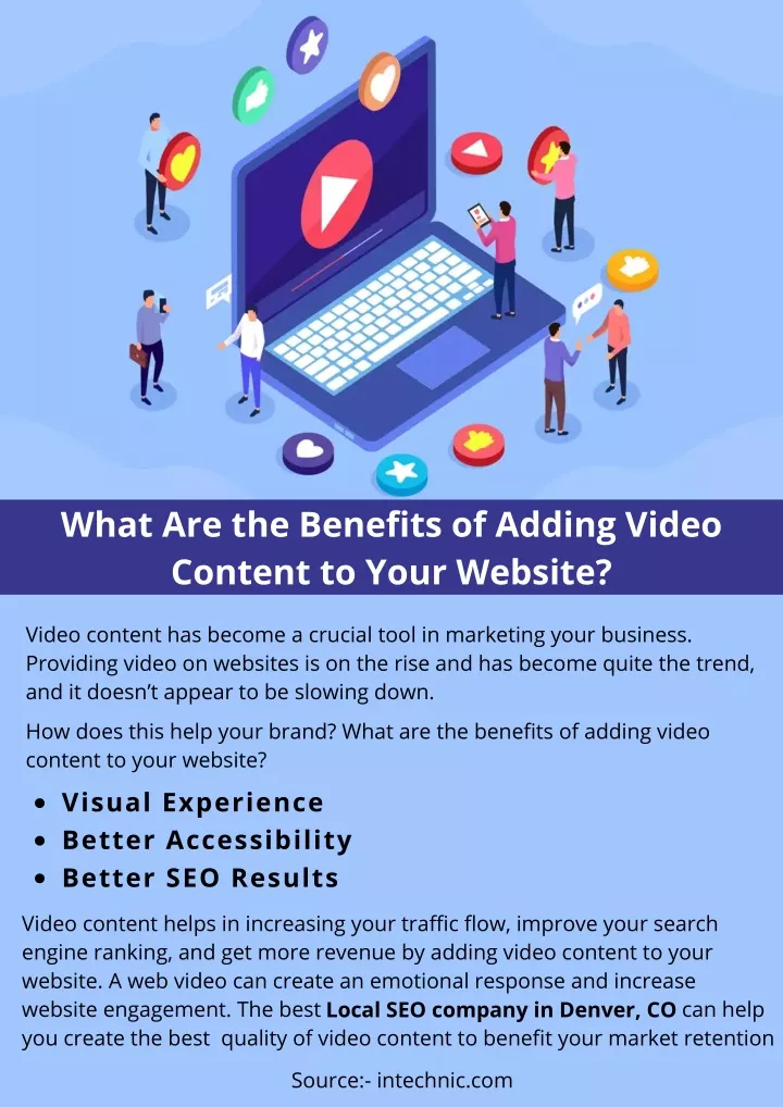 what are the benefits of adding video content